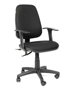 Кресло офисное CHAIRMAN 661 Ткань стандарт 15-21 черная в Иваново - предосмотр
