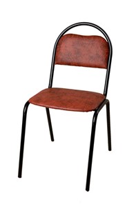 Офисный стул Стандарт СРП-033 Эмаль коричневый кожзам в Иваново