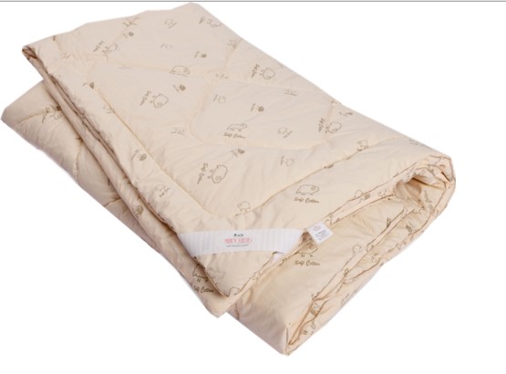Стеганое одеяло ОВЕЧЬЯ ШЕРСТЬ в упаковке п-э вакуум в Иваново - изображение